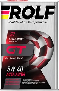Масло моторное ROLF GT SAE 5W-40 API SN/CF синт 4л