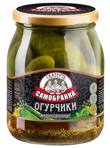 Огурцы маринованные хрустящие TM Скатерть-Самобранка