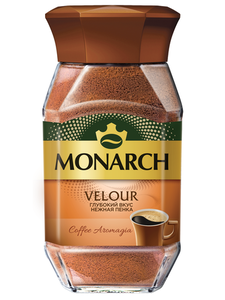 Кофе растворимый Monarch Velour натуральный порошкообразный