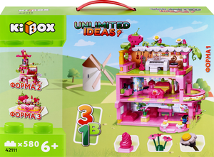 Конструктор Kibox дом мечты, 580 деталей