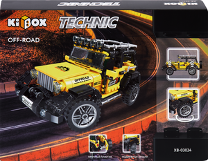Конструктор Kibox джип, 550 деталей