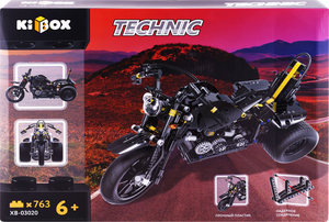 Конструктор Kibox мотоцикл, 763 деталей