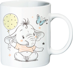 Кружка фарфоровая Home Club слоник