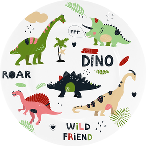 Тарелка фарфоровая Home Club дино