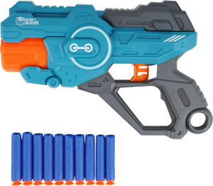 Набор игровой Bigga бластер с мягкими снарядами, 11 предметов