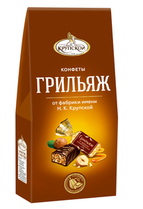Конфеты Фабрика имени Крупской Грильяж, 146 г