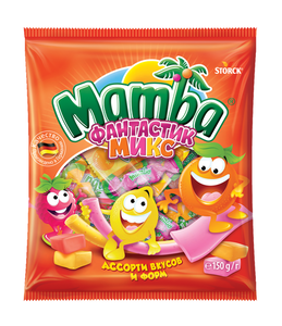 Жевательные конфеты Mamba (Мамба) Фантастик микс ТМ Stork (Шторк)