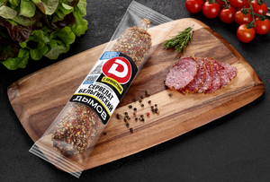 Колбаса Дымов Сервелат Бельгийский сырокопченый