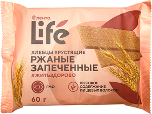 Хлебцы ржаные Лента Life