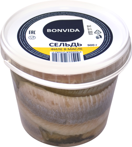 Сельдь Bonvida филе в масле