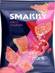 Мясо сушеное Smakky свинина
