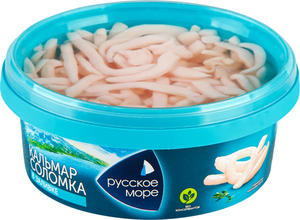 Кальмар Русское Море мясо соломкой в заливке