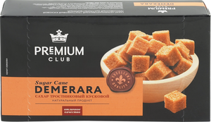Сахар тростниковый Premium Club кусковой