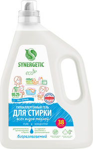 Гель для стирки Synergetic Pure биоразлагаемый