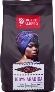 Кофе Dolce Albero 100% Arabica зерновой