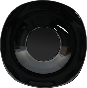 Салатник Homeclub Quadro Сlassic black 23 см, стекло