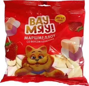 Маршмеллоу Вау Мяу! со вкусом клубники