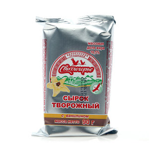 Сырок творожный с ванилином ТМ Свитлогорье