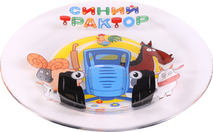 Тарелка Синий Трактор