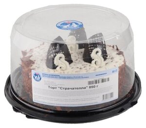 Торт Север-Метрополь Страчателла бисквитный