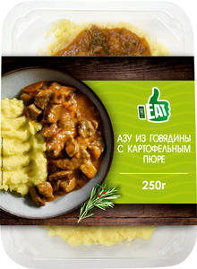 Азу из говядины I Like Eat с картофельным пюре