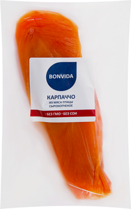 Карпаччо Bonvida из мяса птицы сырокопченое