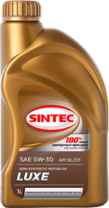 Масло моторное Sintec Luxe 5000 5W-30 SL/CF полусинтетическое