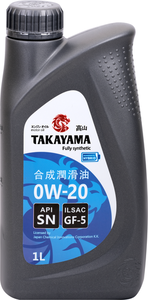 Масло моторное Takayama синтетическое SAE 0W-20 ILSAC GF-5 API SN