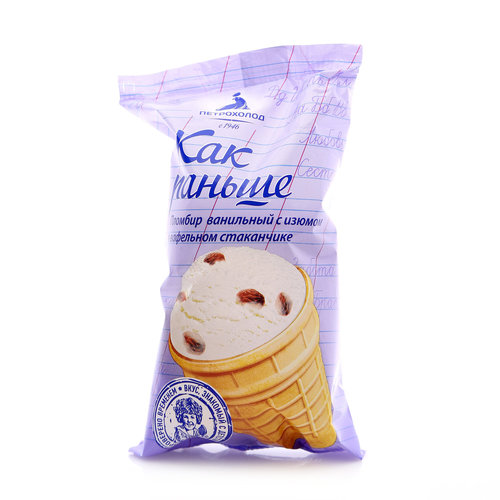Мороженое с изюмом
