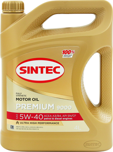 Масло моторное Sintec Premium 9000 5W–40 A3/B4
