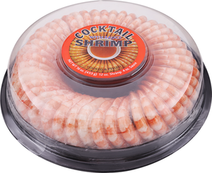 Креветки Cocktail Shrimp варено-мороженые с соусом 51/60