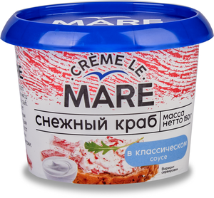 Снежный краб Creme le Mare в классическом соусе