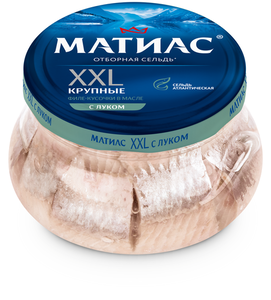 Сельдь с луком Матиас филе-кусочки