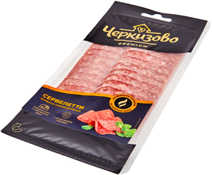 Колбаса сырокопченая Черкизово Сервелетти нарезка