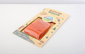 Форель слабосоленая, филе-кусок ТМ Меридиан