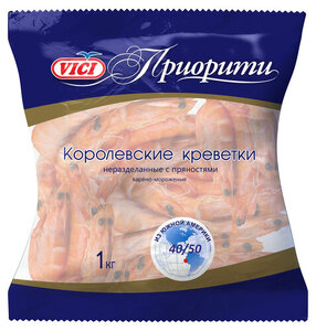 Креветки VICI Приорити Королевские мороженые 30/40