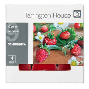 Свеча чайная Tarrington House ароматическая Земляника, 9 шт