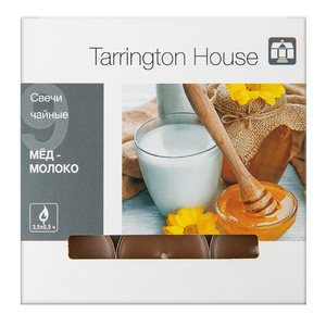 Свеча чайная Tarrington House ароматическая Мед & молоко, 9 шт