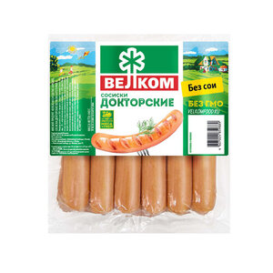 Сосиски Докторские ТМ Велком