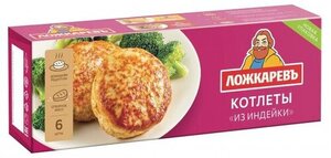 Котлеты из индейки ТМ Ложкаревъ