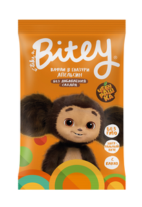 Вафли Take a Bitey Апельсин в глазури без сахара