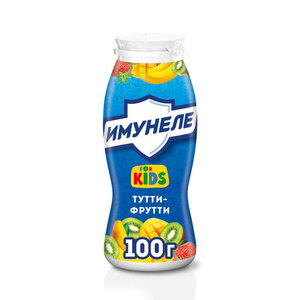 Напиток кисломолочный for Kids (фо Кидс) Тутти-фрутти 1,5% ТМ Имунеле 