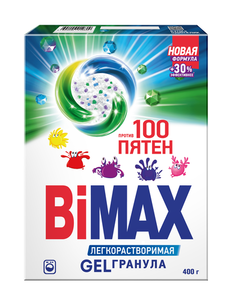 Стиральный порошок универсальный ТМ BiMax (БиМакс) 100 пятен автомат