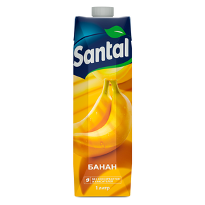 Банановый нектар TM Santal Parmalat (Сантал Пармалат)