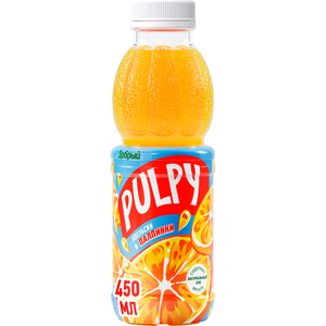 Напиток сокосодержащий Pulpy Апельсин, 450 мл
