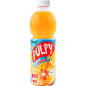 Напиток сокосодержащий Pulpy Апельсин, 900 мл
