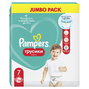 Трусики Pampers Active Baby 7, 34 шт