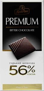 Шоколад горький Спартак 56% какао