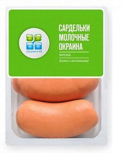 Сардельки молочные ТМ Окраина