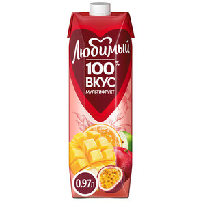 Нектар мультифруктовый с мякотью ТМ Любимый